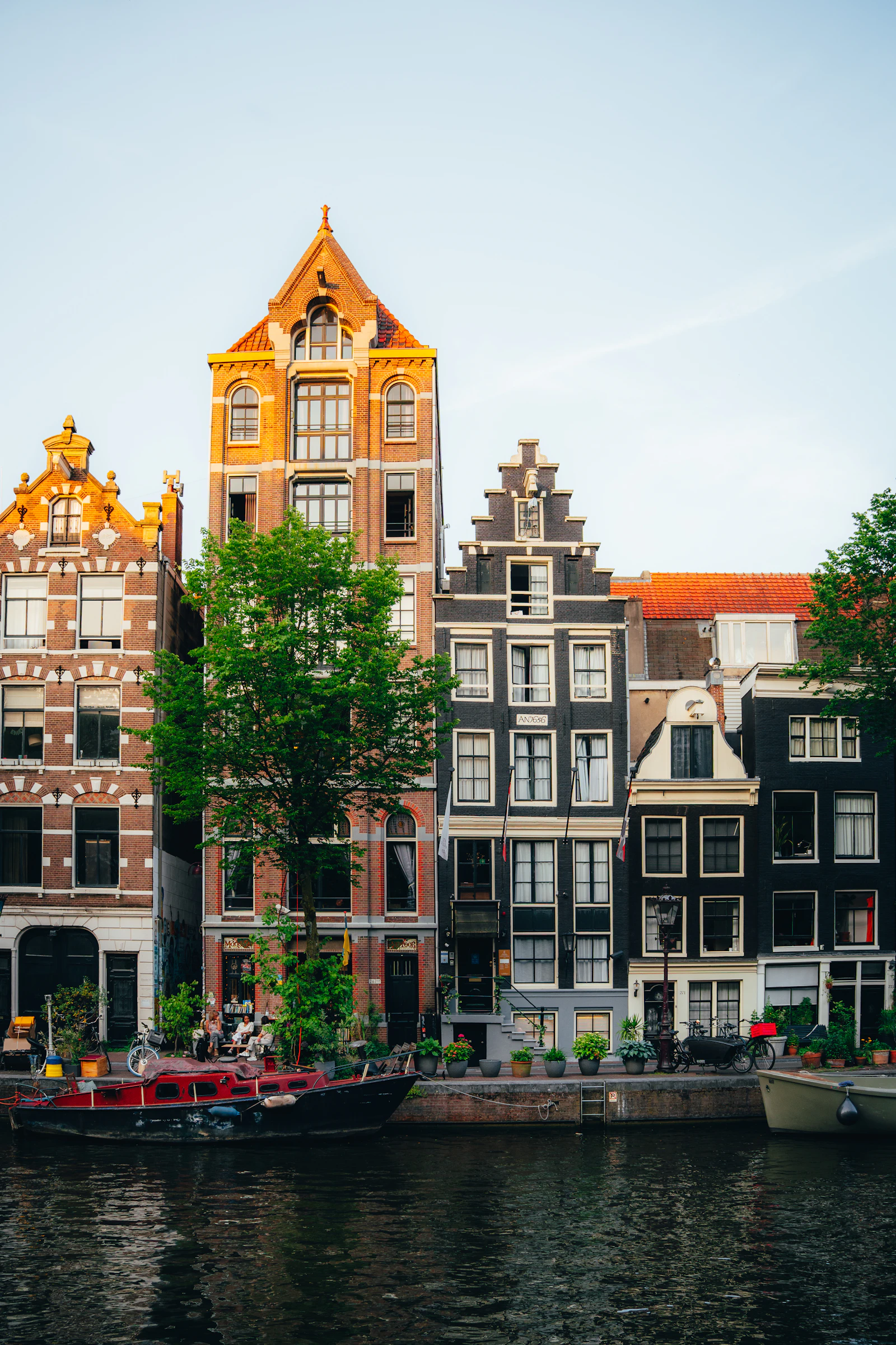 Pays-Bas · Maisons des canaux d’Amsterdam