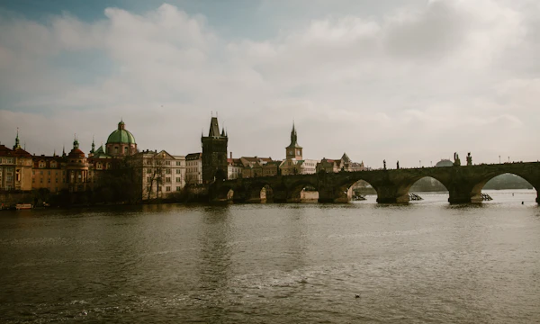 Tchéquie · Pont Charles et Vltava, Prague